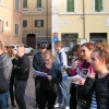Zajęcia z języka włoskiego na uliczkach Spoleto