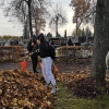 Akcja sprzątania cmentarza