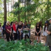 Architekci krajobrazu na wycieczce dydaktycznej w Podlaskim Ogrodzie Botanicznym "Ziołowy Zakątek"