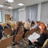 Młodzież na wykładzie w Muzeum Historycznym w Ełku