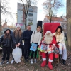 Strojenie choinki w Parku Solidarności