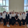 Ślubowanie uczniów klas pierwszych w Śniadeckim