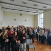 Uroczyste powitanie Juli Tuszkowskiej uczennicy IV W2